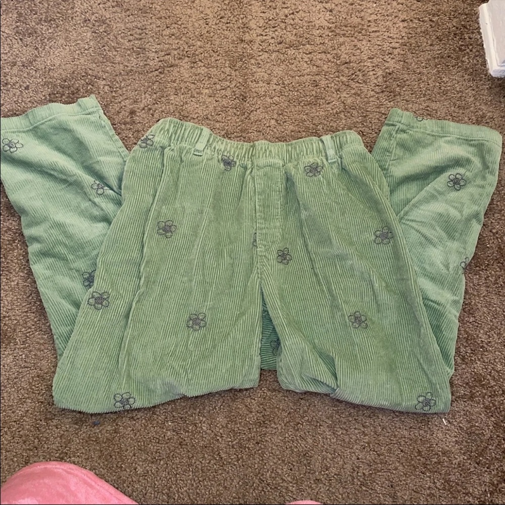 Urban Outfitters Green Corduroy Pants